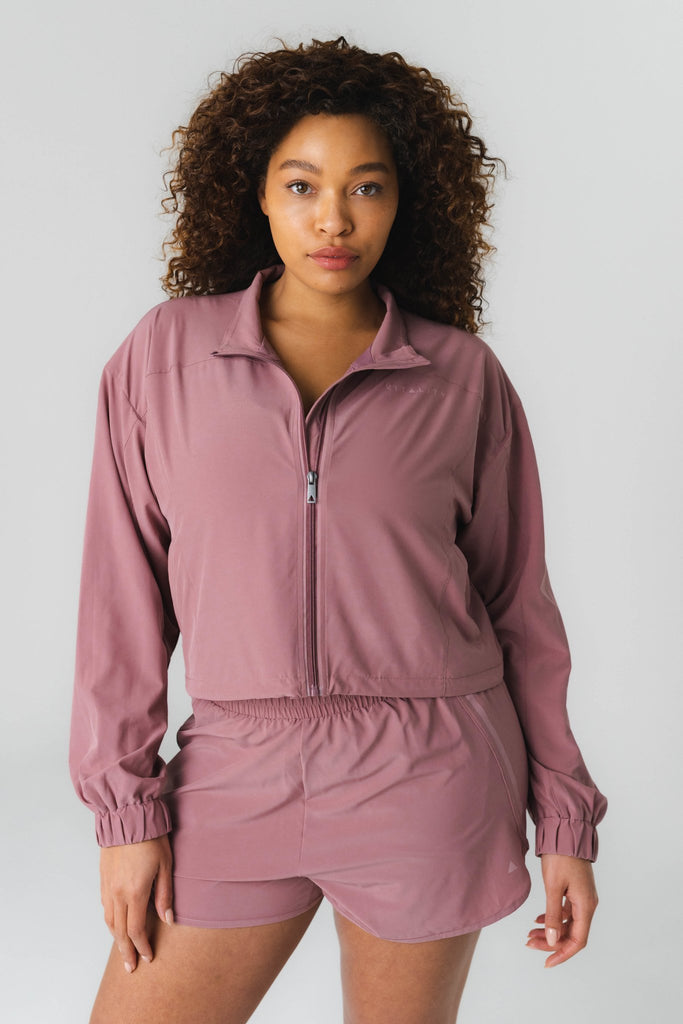 Breeze Windbreaker - Rose, Women's Hoodies/Jackets from Vitality Athletic and Athleisure Wear