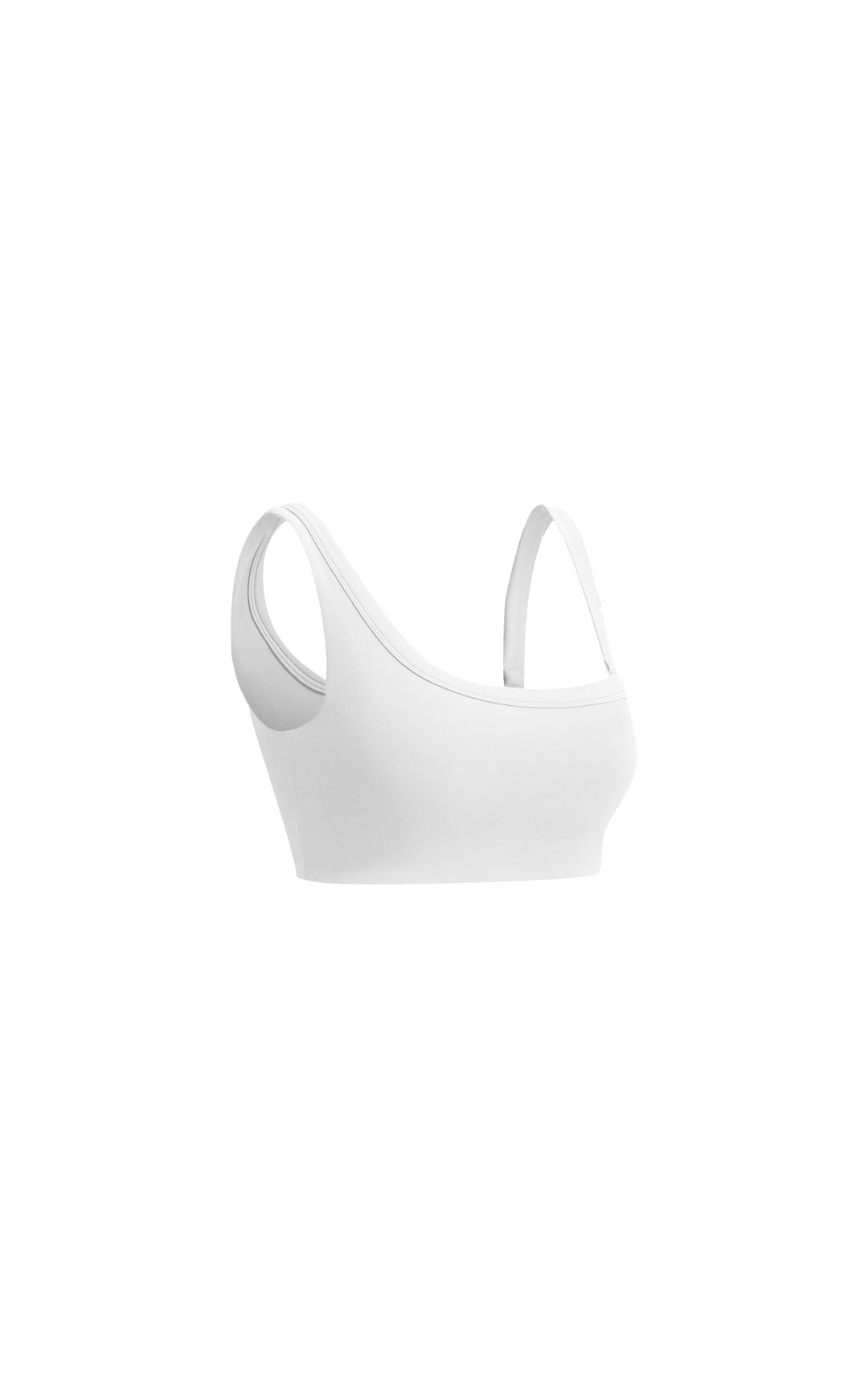 Cloud II Asym Bra - Snow, Women's Bra from Vitality Athletic and Athleisure Wear