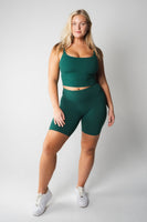 Cloud II Biker Short - Evergreen, Women's Bottoms from Vitality Athletic and Athleisure Wear