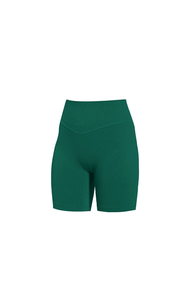 Gaiam Women's Warrior Yoga Short Bike & Running Activewear Shorts Green  Size XL