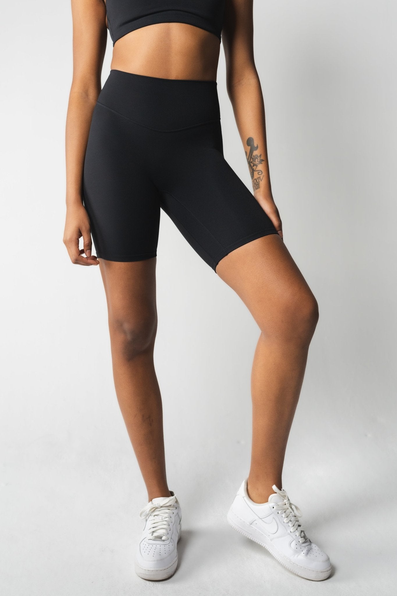 Women's high deals rise biker shorts