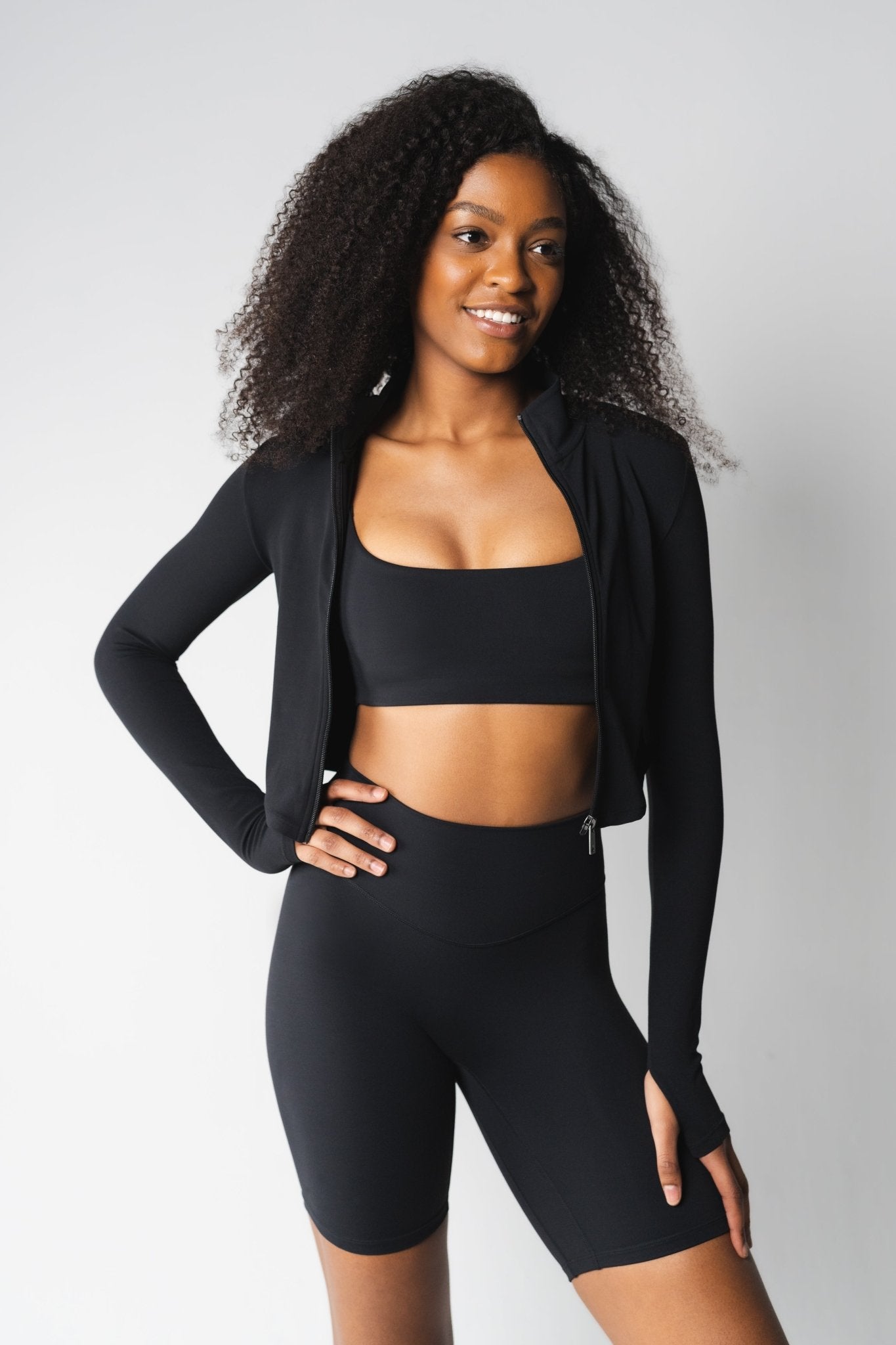 Sports crop online jacket