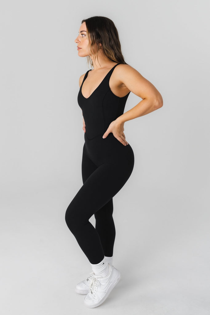 Cloud II Jumpsuit - Midnight, Women's Bodysuits from Vitality Athletic and Athleisure Wear