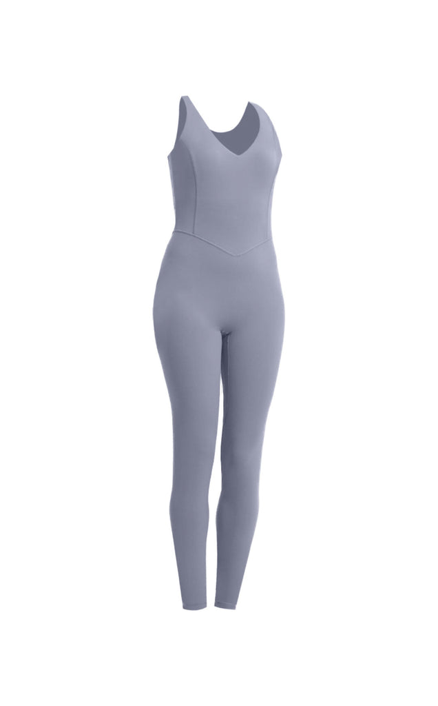 Cloud II Jumpsuit - Women's Blue Jumpsuit – Vitality Athletic Apparel