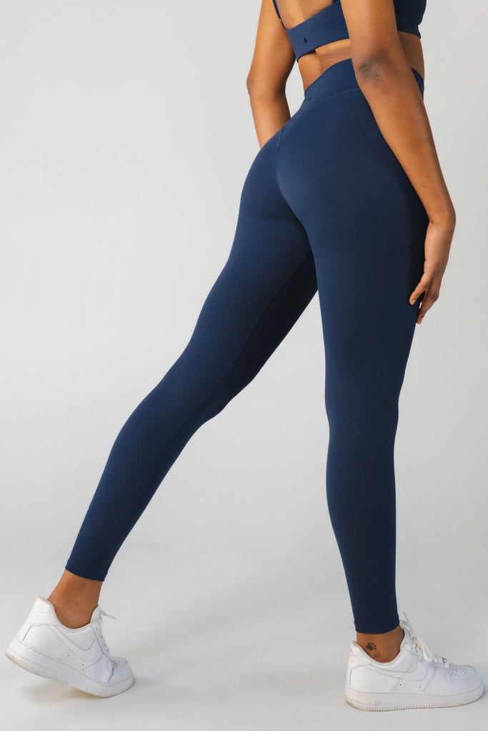 Gymshark, Pants & Jumpsuits, Gymshark Dark Navy Blue Fit Seamless Fitness  Leggings In Size Small