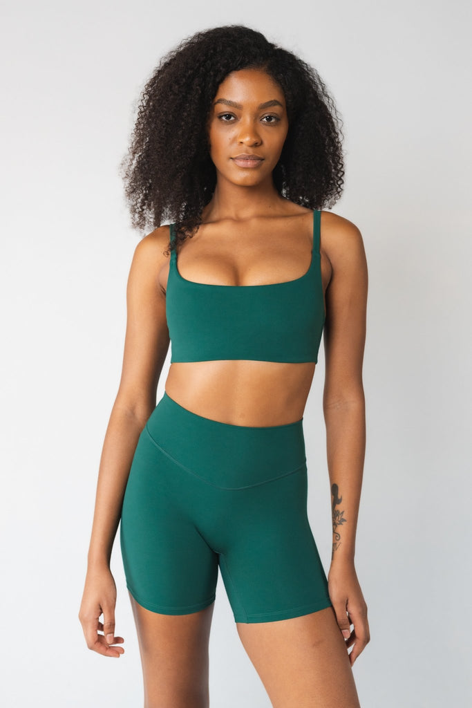 Cloud II Scoop Bra - Evergreen, Women's Bra from Vitality Athletic and Athleisure Wear