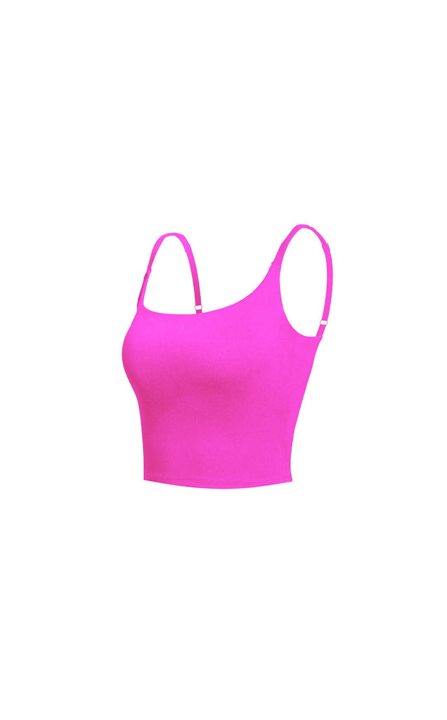 Cloud II Scoop Tank - Fuchsia, Women's Tops from Vitality Athletic and Athleisure Wear