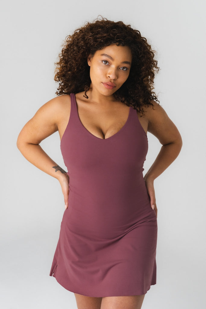 Cloud II Sport Dress - Mauve, Women's Dress from Vitality Athletic and Athleisure Wear