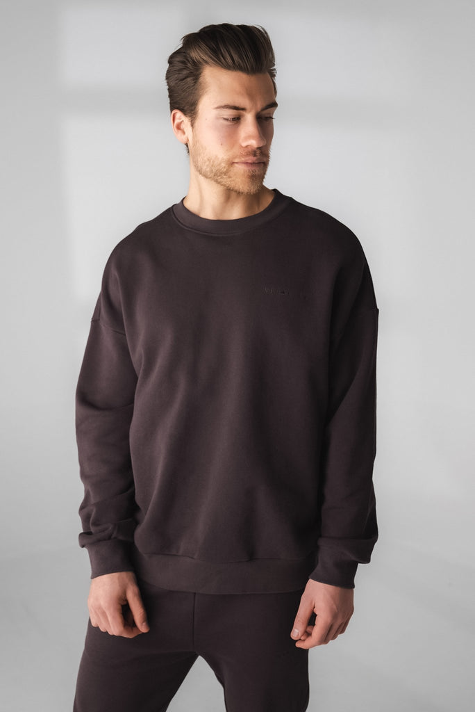 Cozy Crew - Obsidian, Gender Neutral Crew Sweatshirt from Vitality Athletic and Athleisure Wear