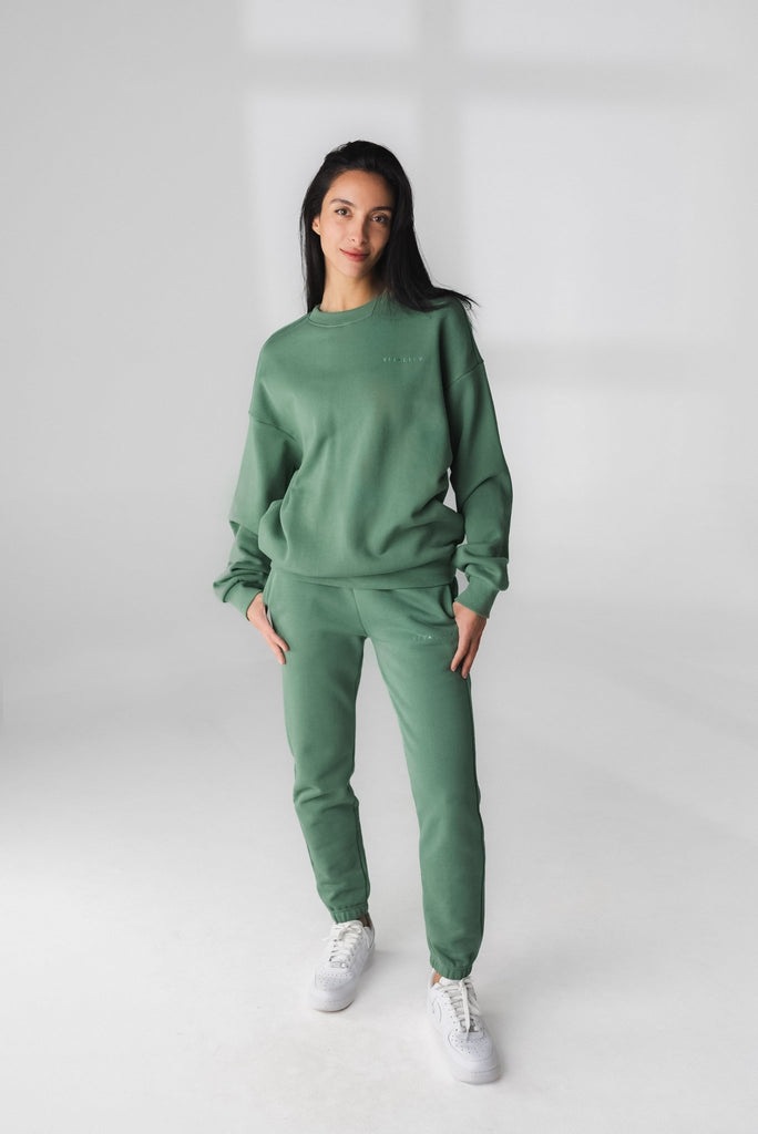 Yinanstore Women Plush Lined Sweatpants, Green Ladies Thermal
