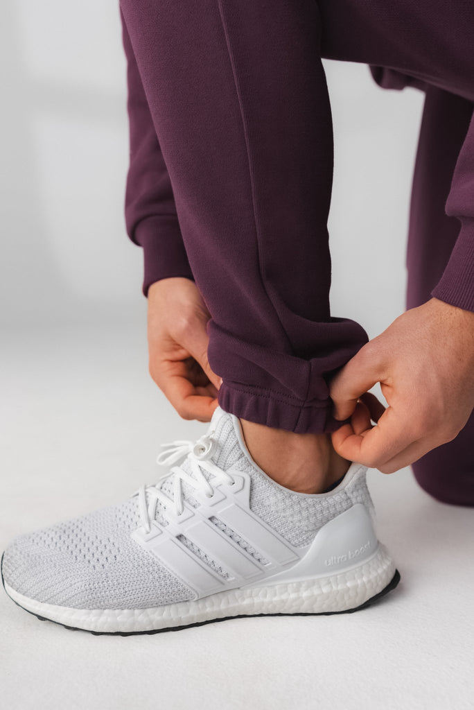 Cozy Jogger - Wine, Gender Neutral Jogger from Vitality Athletic and Athleisure Wear
