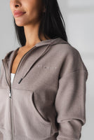Cozy Zip - Champagne, Women's Hoodies/Jackets from Vitality Athletic and Athleisure Wear
