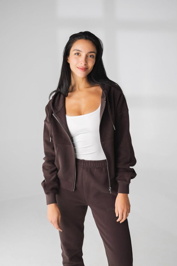 Cozy Zip - Obsidian, Women's Hoodies/Jackets from Vitality Athletic and Athleisure Wear