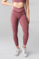 Daydream V Pant - Blackberry Rose, Women's Bottoms from Vitality Athletic and Athleisure Wear