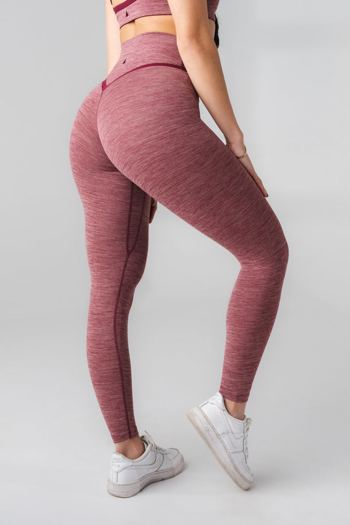 Daydream V Pant - Blackberry Rose, Women's Bottoms from Vitality Athletic and Athleisure Wear