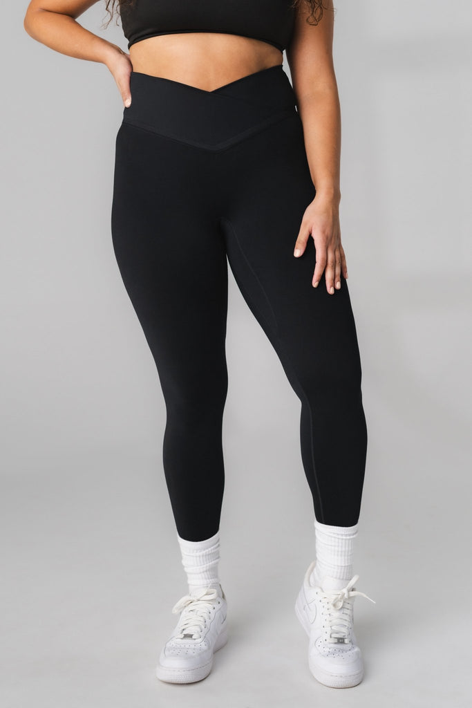 Athletic Works Contrast Stitching Athletic Leggings