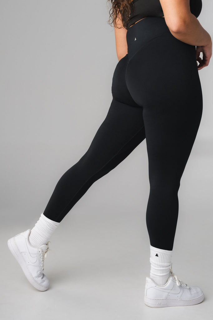 L 85 Naked Material Women Yoga Pants Solid Color Sports Gym Wear