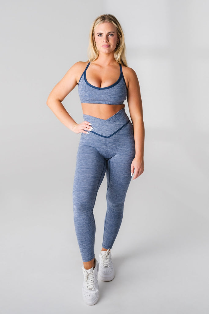 Daydream V Pant - Navy Sky, Women's Bottoms from Vitality Athletic and Athleisure Wear