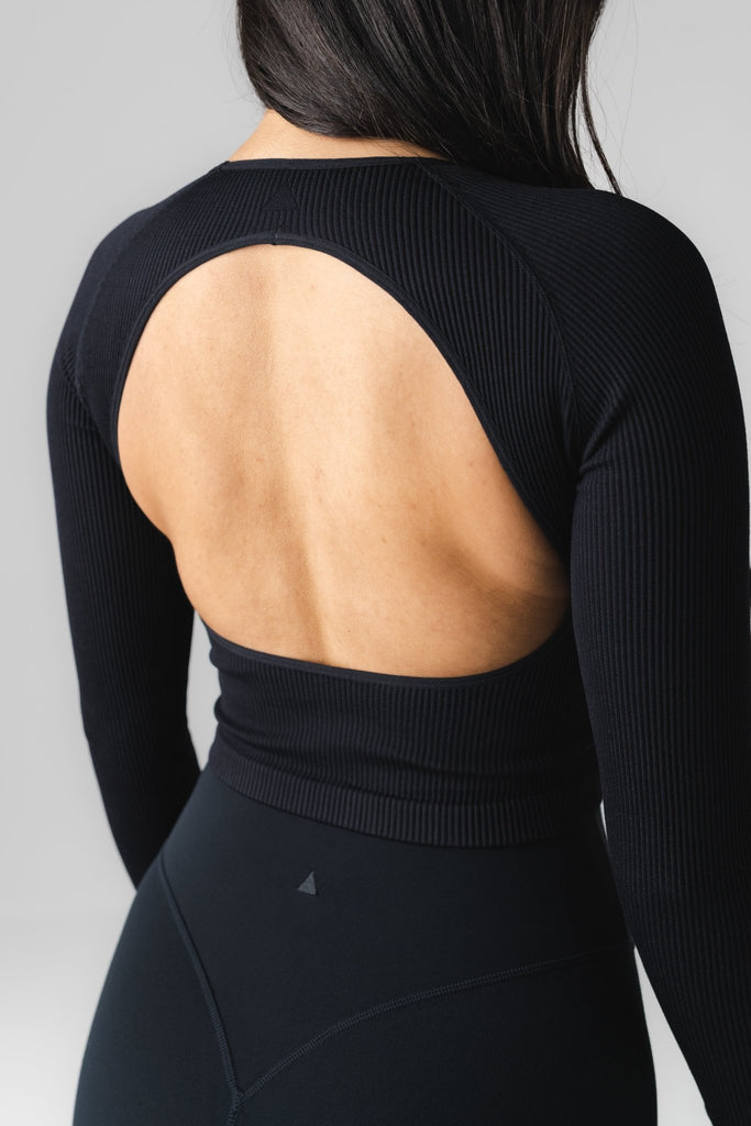 Synergy Open Back Long Sleeve - Women's Athletic Shirt – Vitality Athletic  Apparel
