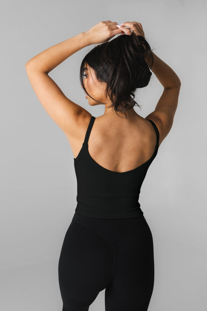 Synergy V Tank - Midnight, Women's Tops from Vitality Athletic and Athleisure Wear