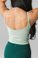 Synergy V Tank - Mint, Women's Tops from Vitality Athletic and Athleisure Wear