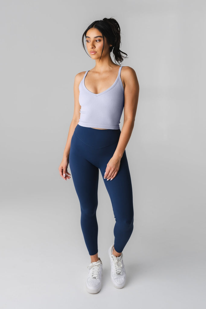 Synergy V Tank - Sky, Women's Tops from Vitality Athletic and Athleisure Wear