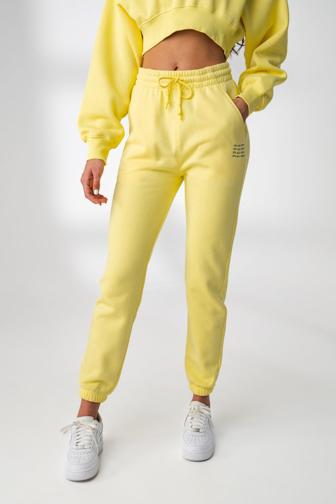 Alphalete Yellow Athletic Pants for Women