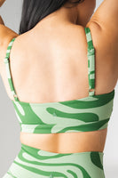 The Ascend Scoop Bra - Botanical, Women's Bra from Vitality Athletic and Athleisure Wear