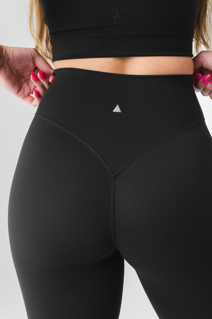 GYMSHARK Shorts Athletic Yoga Black Size Women's Large Lined Liner Double  Shorts