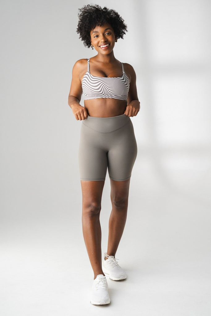 The Cloud Rider Short - Pebble, Women's Bottoms from Vitality Athletic and Athleisure Wear
