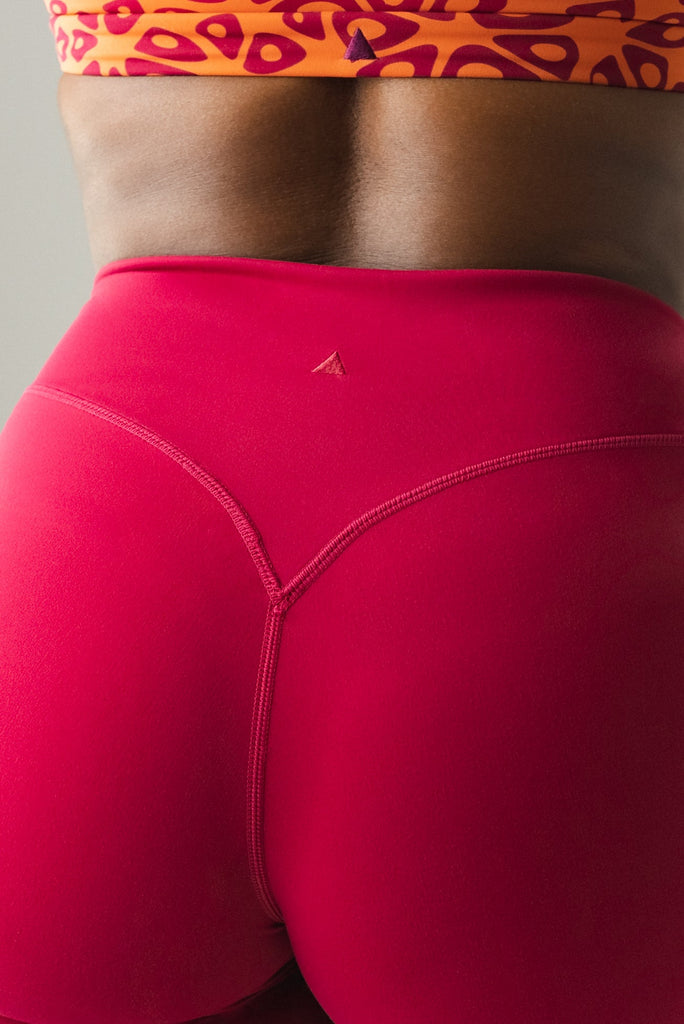 The Cloud Rider Short - Pomegranate, Women's Bottoms from Vitality Athletic and Athleisure Wear