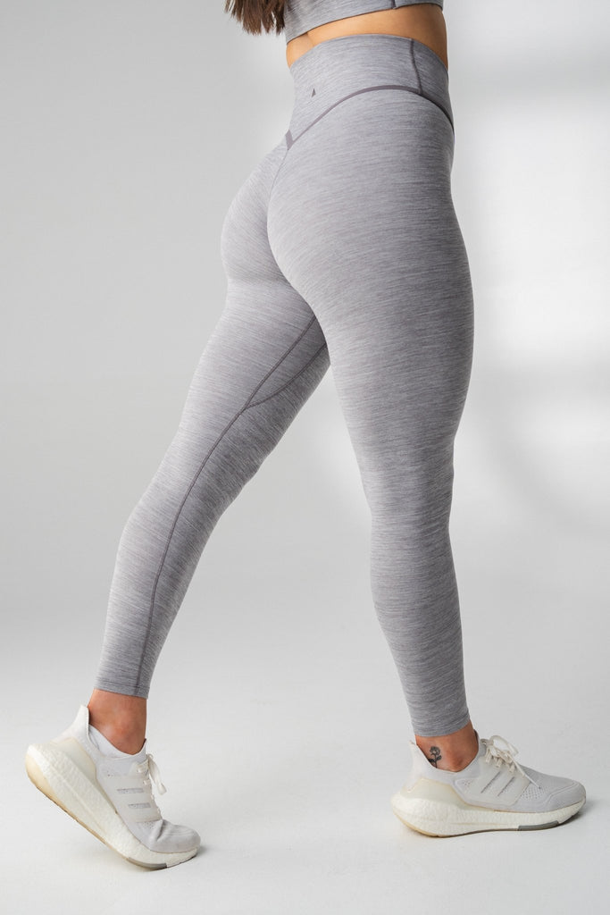 New Look gym leggings with neon detail in gray