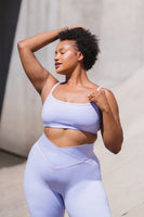 Daydream V Pant - Lilac Marl, Women's Bottoms from Vitality Athletic and Athleisure Wear