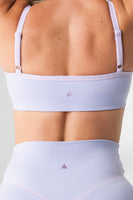 Daydream Square Bra - Lilac Marl, Women's Bra from Vitality Athletic and Athleisure Wear