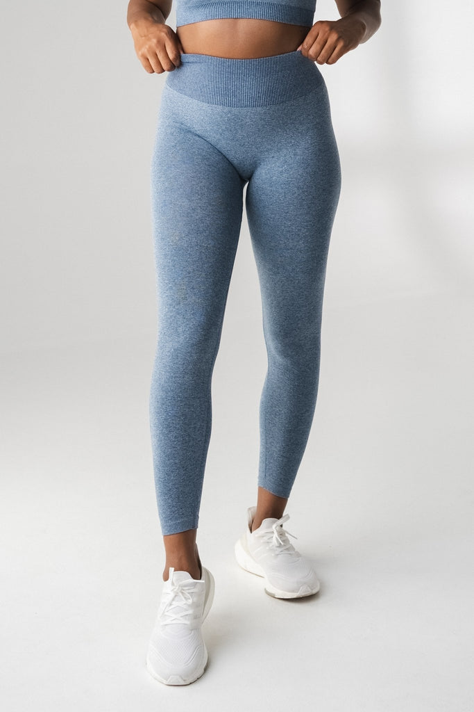 The Formation Pant - Women's Light Blue Heather Leggings – Vitality Athletic  Apparel