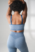 The Formation Scoop Bra - Navy Heather, Women's Bra from Vitality Athletic and Athleisure Wear