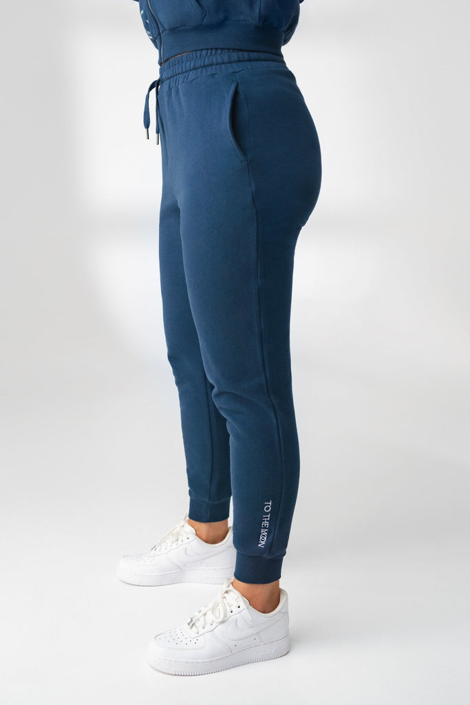 The Mantra Pant - Navy - Moon, Women's Bottoms from Vitality Athletic and Athleisure Wear