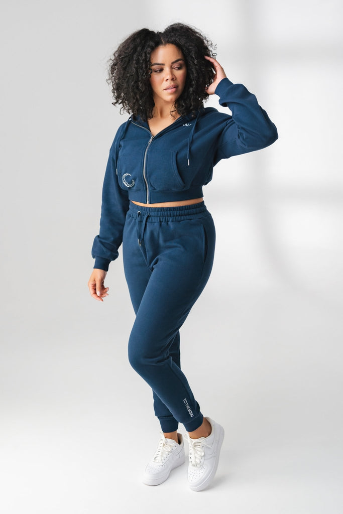 The Mantra Pant - Navy - Moon, Women's Bottoms from Vitality Athletic and Athleisure Wear