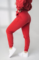 The Mantra Pant - Ruby - Cherry, Women's Bottoms from Vitality Athletic and Athleisure Wear