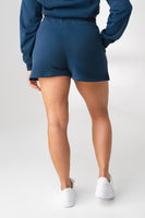 The Mantra Short - Navy - Moon, Women's Bottoms from Vitality Athletic and Athleisure Wear