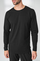 The Prospect Long Sleeve Tee - Midnight, Men's Tops from Vitality Athletic and Athleisure Wear