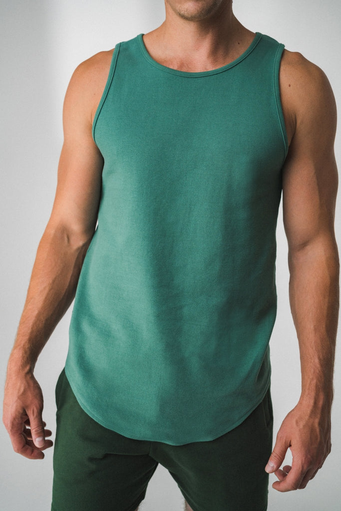 The Utopia Tank - Jade, Men's Tops from Vitality Athletic and Athleisure Wear