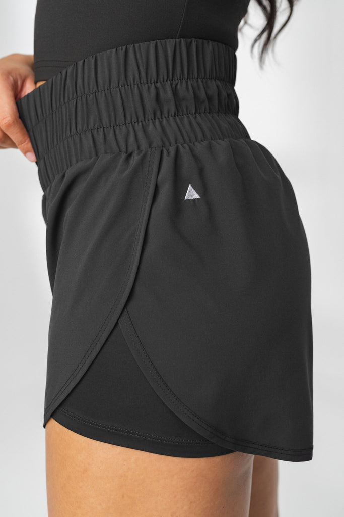 The Vista Short - Midnight, Women's Bottoms from Vitality Athletic and Athleisure Wear