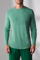 The Vital Long Sleeve Tee - Cedar Heather, Men's Tops from Vitality Athletic and Athleisure Wear